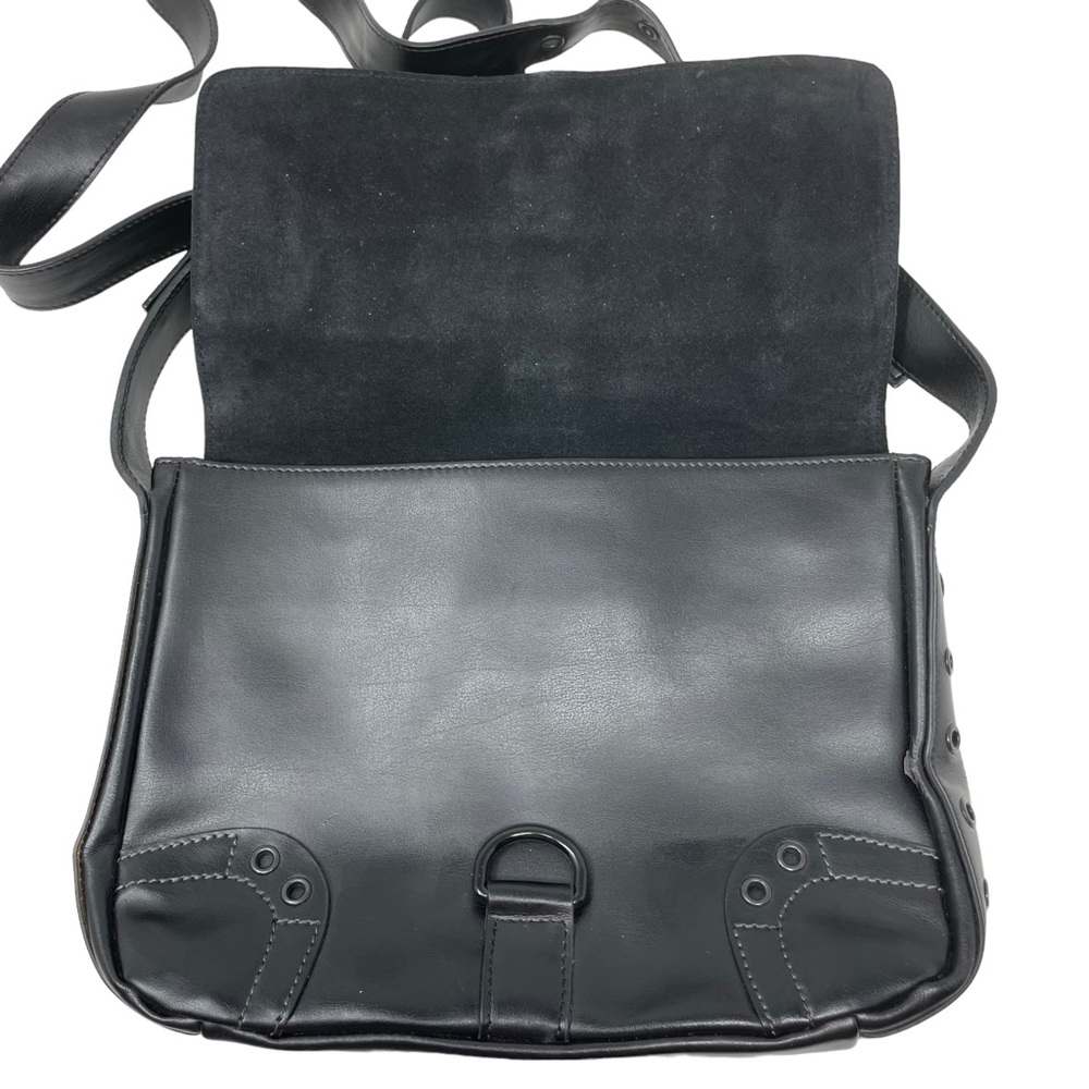 GUC Lamarthe Paris Leather Crossbody Black Bag - Picture 6 of 8